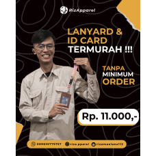 PROMO!!! LANYARD ID CARD TANPA MINIMUM ORDER!!!