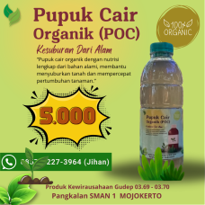 Gudep Wirausaha - Pupuk Cair Organik