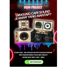 Sound miniatur kamar low budged